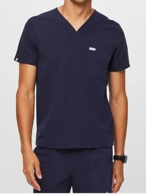 Figs Chisen Mens Scrub Top 3 Pockets